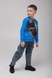 Свитшот для мальчика с принтом Pitiki 9700 110 см Синий (2000989479468D)