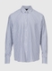 Рубашка классическая с узором мужская Nacar 20201-BB 6XL Белый (2000990414939D) Фото 1 из 5