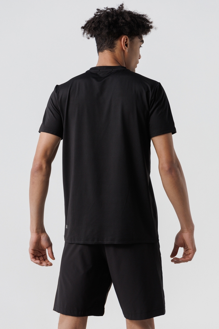 Фото Фитнес футболка мужская Escetic T0074 M Черный (2000990410283A)