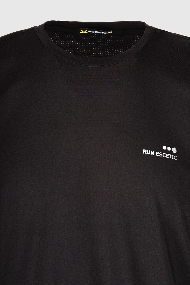 Фото Фітнес футболка чоловіча Escetic T0074 3XL Чорний (2000990410320A)