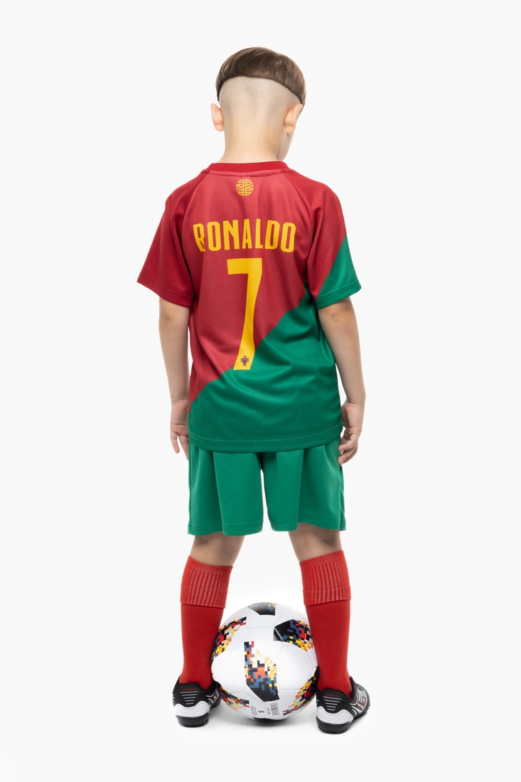 Фото Футбольная форма для мальчика BLD ПОРТУГАЛИЯ 152 см Красный (2000989680765A)