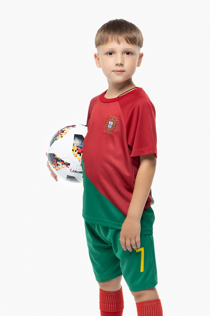 Фото Футбольна форма для хлопчика BLD ПОРТУГАЛИЯ 152 см Червоний (2000989680765A)
