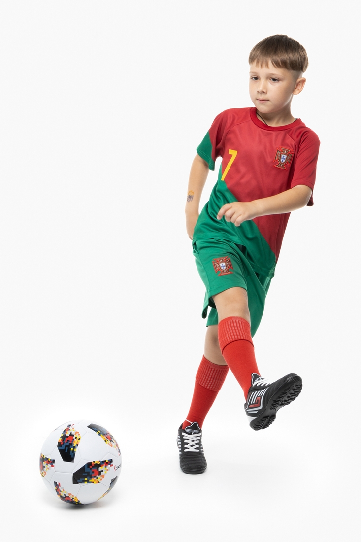 Фото Футбольна форма для хлопчика BLD ПОРТУГАЛИЯ 152 см Червоний (2000989680765A)