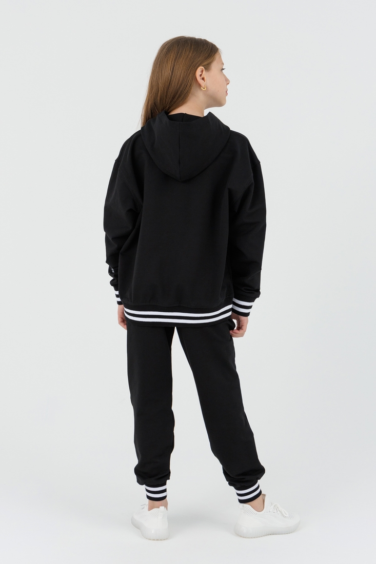 Фото Костюм свитшот+штаны для девочки Cegisa 10467 140 см Черный (2000990570086D)