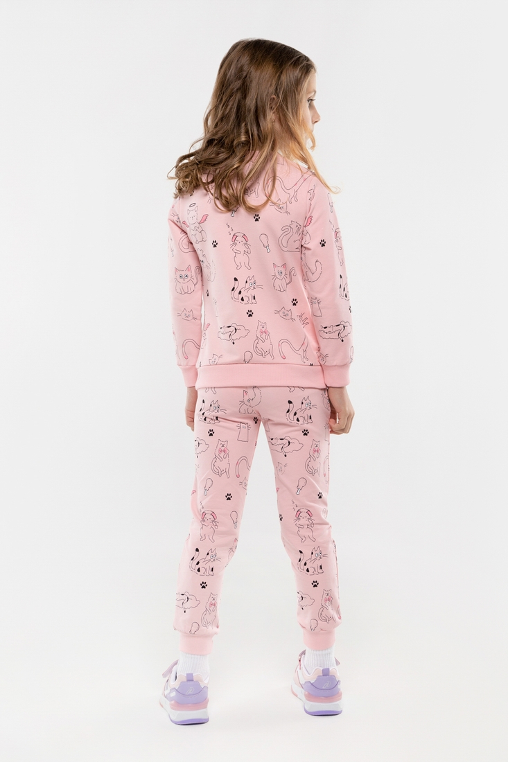 Фото Костюми для дiвчинки (світшот+штани) Breeze 1583 116 см Рожевий (2000990141057D)
