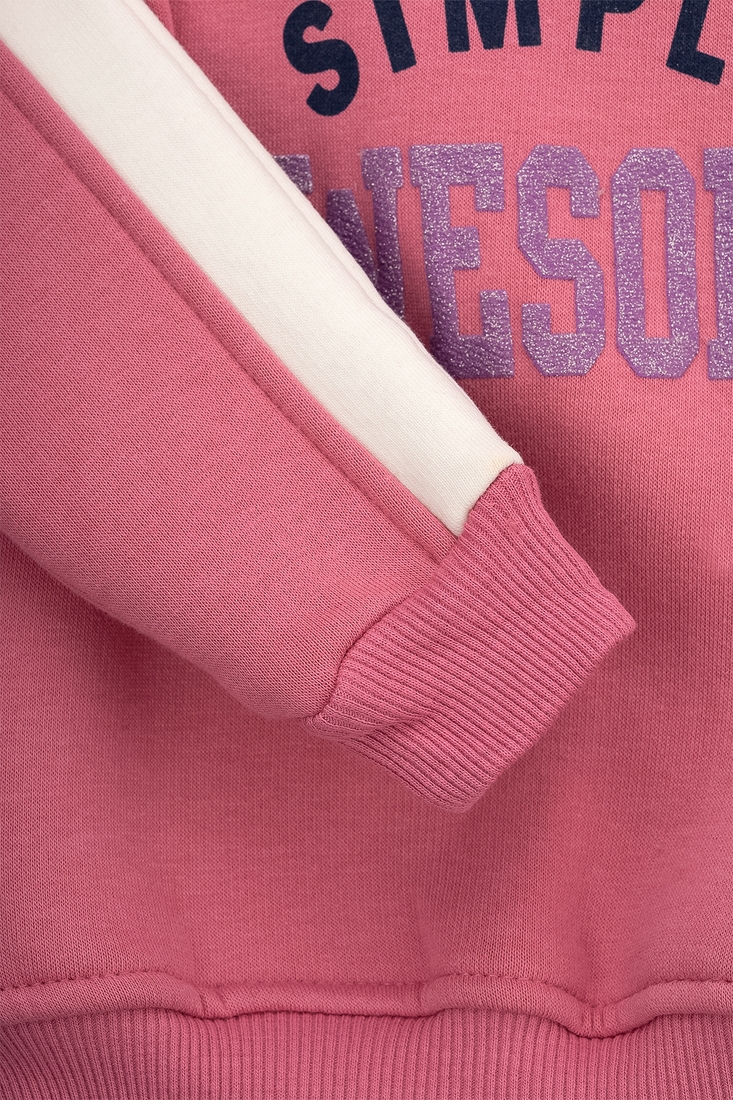 Фото Костюм малявка (світшот+штани) Walenti 1637 68 см Рожевий (2000990088864W)