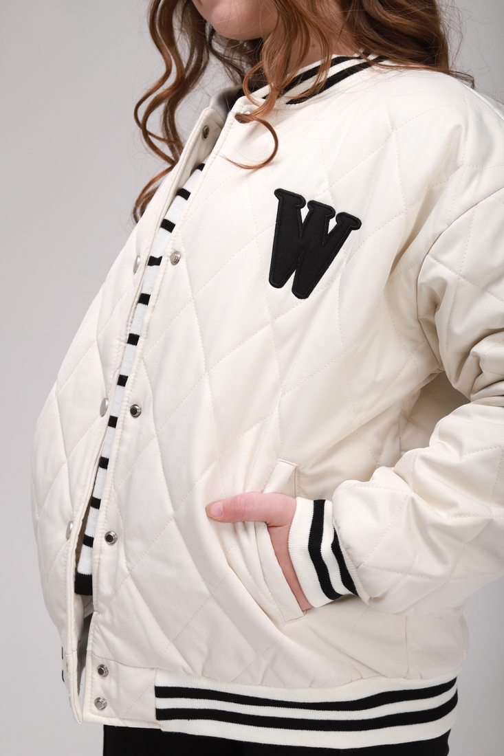 Фото Куртка для девочки XZKAMI 5334 164 см Молочный (2000989344667D)