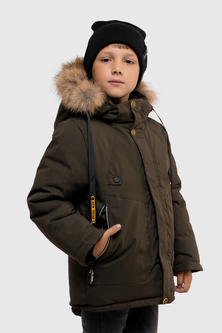 Фото Куртка для хлопчика CQS306 134 см Хакі (2000989604006W)