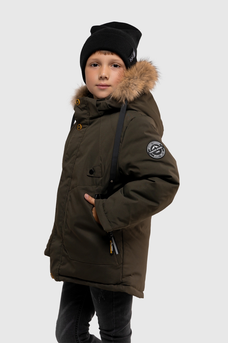 Фото Куртка для хлопчика CQS306 134 см Хакі (2000989604006W)