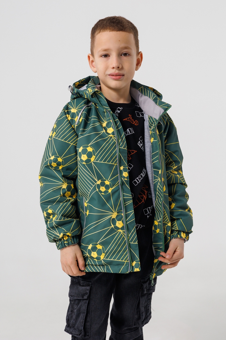 Фото Куртка для мальчика Snowgenius D639-01 128 см Зеленый (2000990483782D)