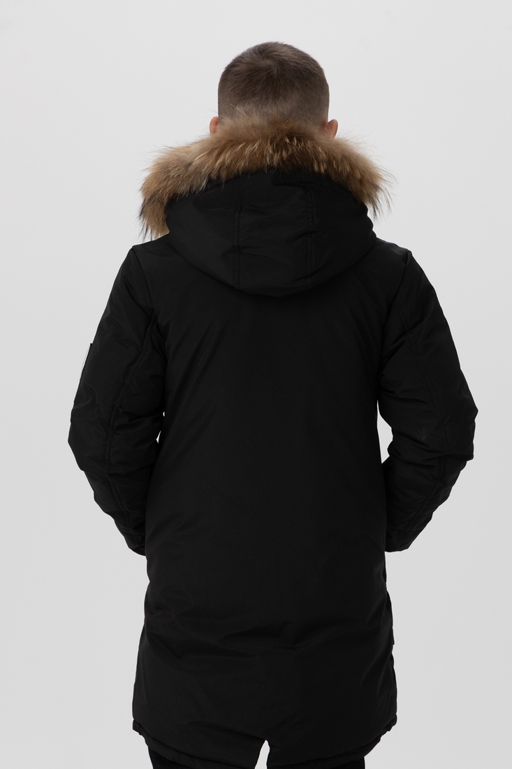 Фото Куртка зимова для хлопчика H55 152 см Чорний (2000989607793W)