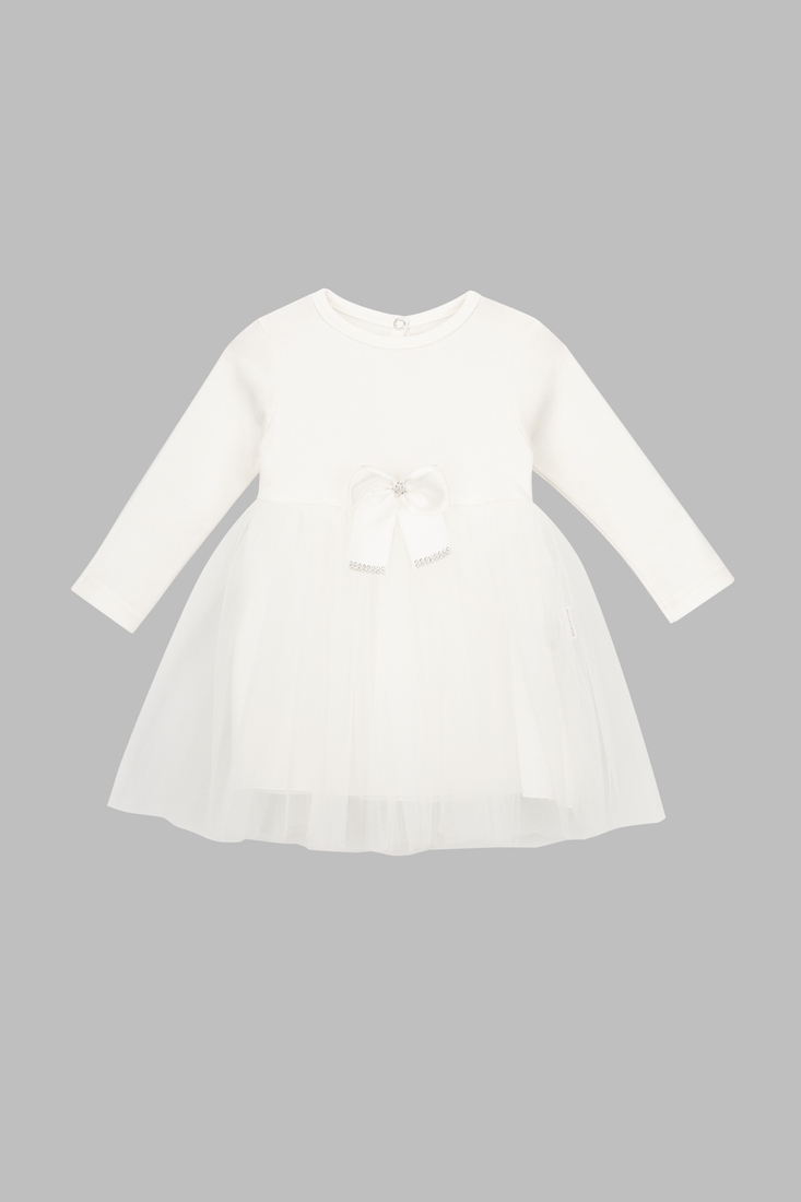 Фото Платье однотонное для девочки Baby Show 001 74 см Белый (2000990489630S)