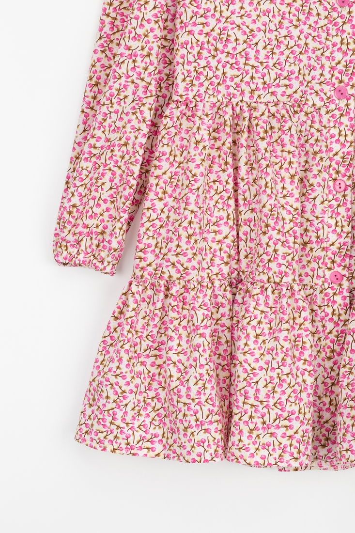 Фото Платье с узором для девочки Tais №4 110 см Розовый (200098958585725D)