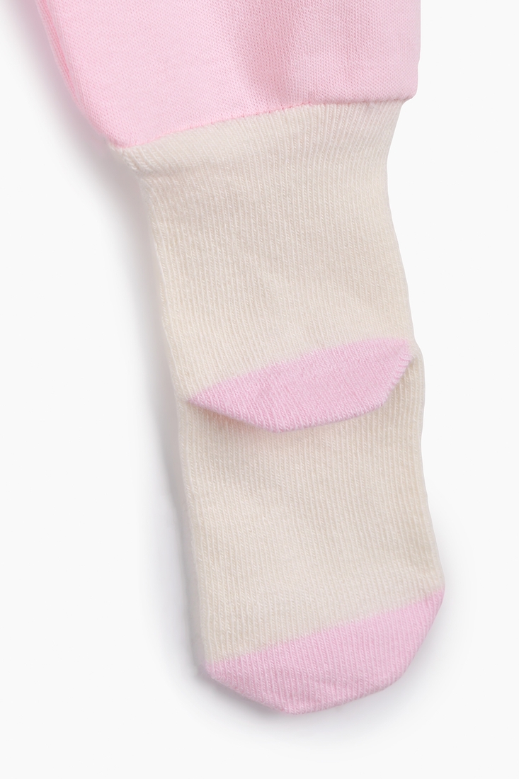 Фото Повзунки зі шкарпетками для дівчинки Sundoll 1210 80 см Рожевий (2000989472360D)
