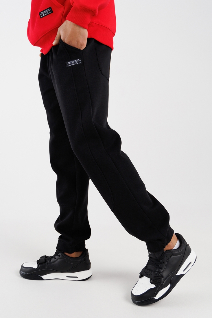Фото Спортивные штаны мужские 24005 2XL Черный (2000990340207D)