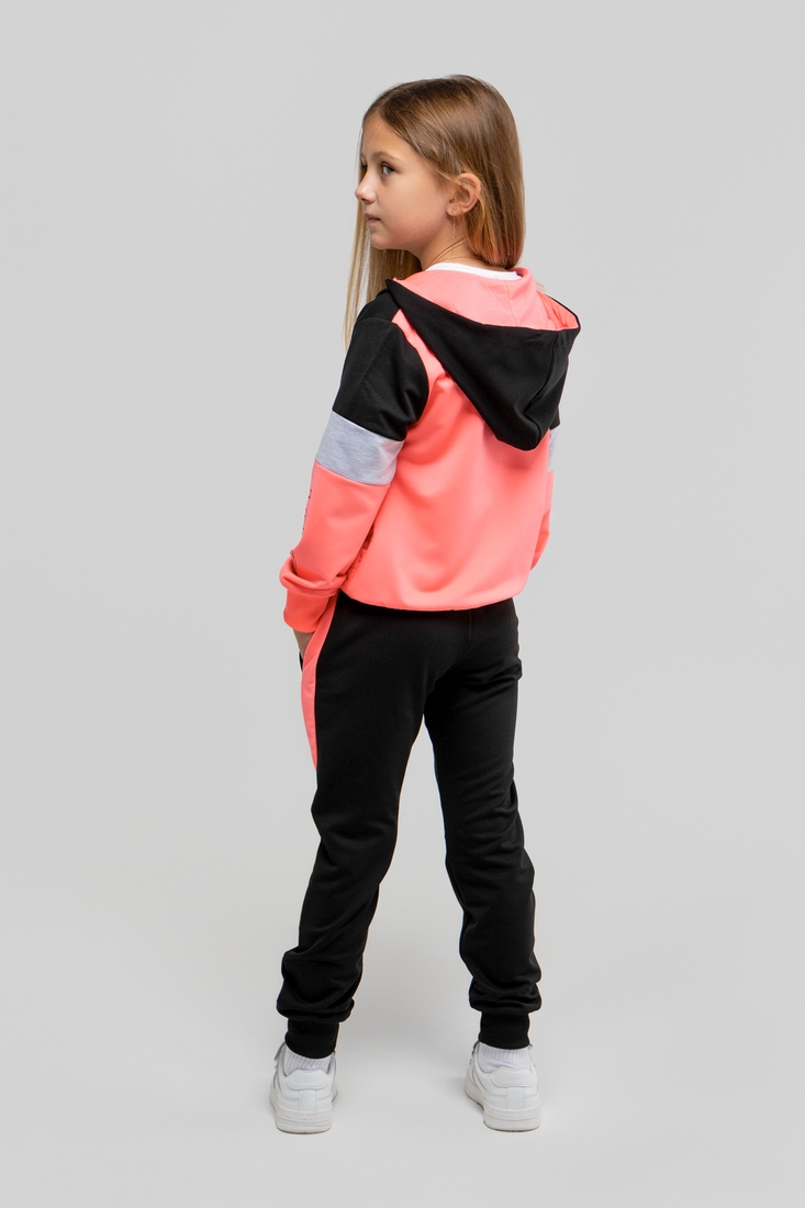 Фото Спортивний костюм для дівчинки S&D 6774 кофта + штани 146 см Малиновий (2000989917557D)