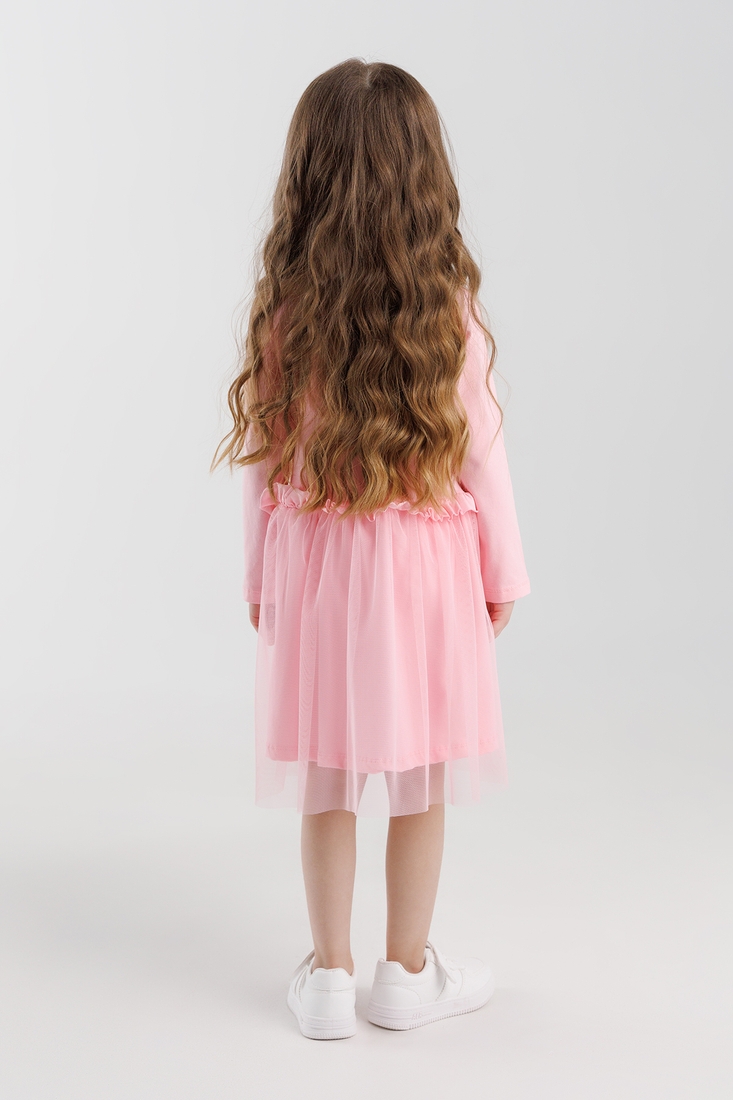 Фото Сукня з принтом для дівчинки Atabey 10367.0 98 см Рожевий (2000990419439D)