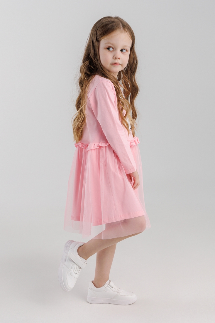 Фото Сукня з принтом для дівчинки Atabey 10367.0 98 см Рожевий (2000990419439D)