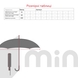 Зонт мужской 559-6 Серый (2000901404554А) Фото 9 из 9