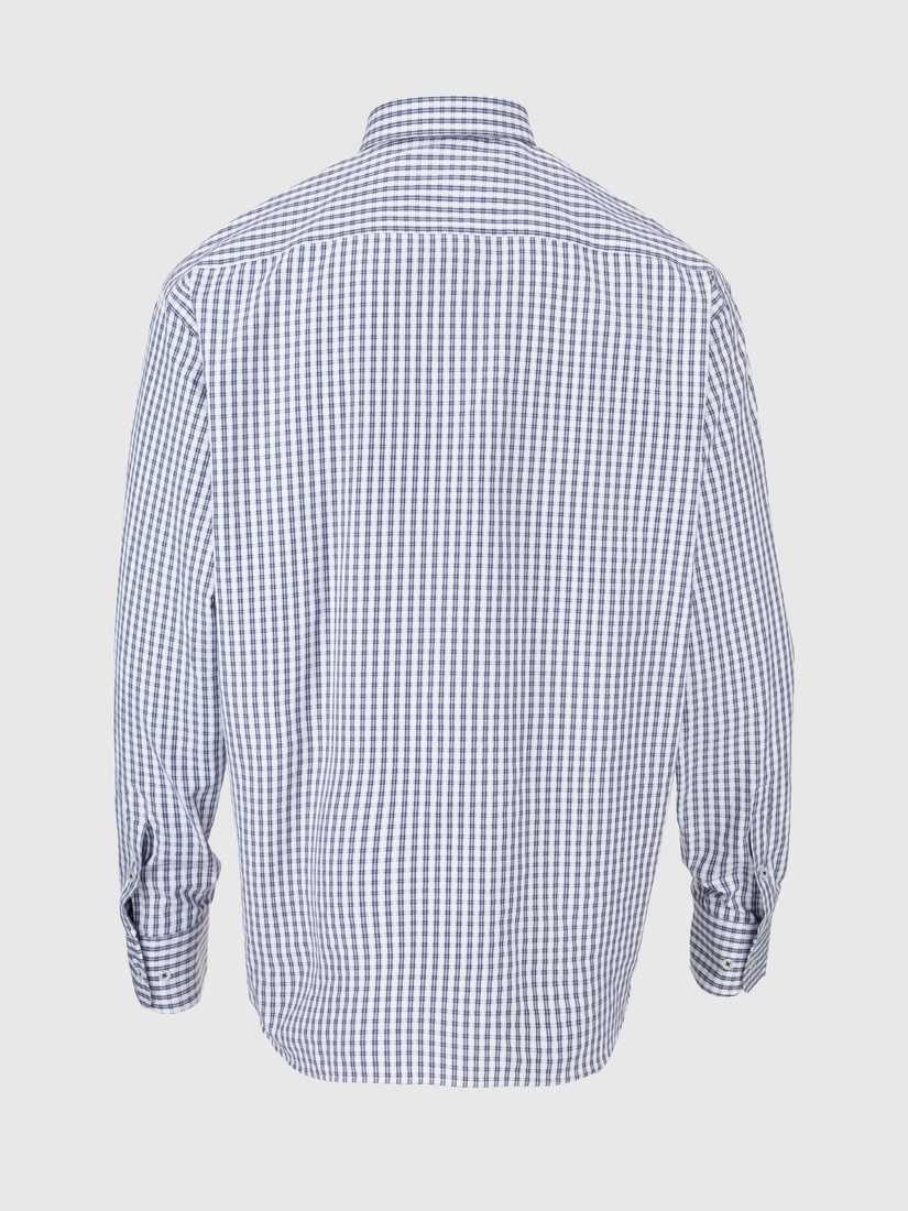 Фото Рубашка классическая с узором мужская Nacar 20201-BB 6XL Белый (2000990414939D)