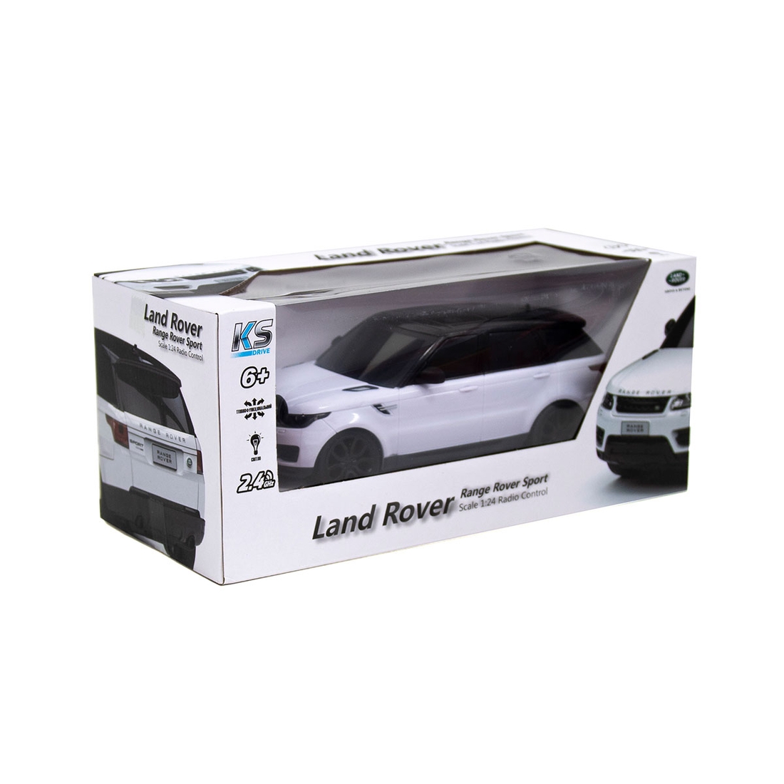 Фото Автомобіль KS DRIVE на р/к – LAND ROVER RANGE ROVER SPORT 1:24, 2.4Ghz 124GRRW Білий (6900007277853)