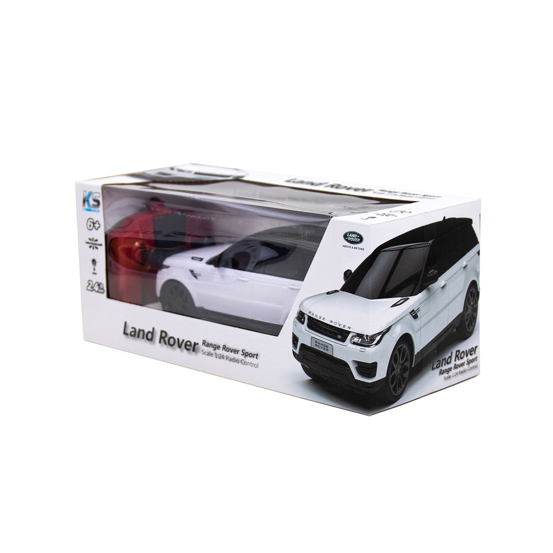 Фото Автомобиль KS DRIVE на р/у – LAND ROVER RANGE ROVER SPORT 1:24, 2.4Ghz 124GRRW Белый (6900007277853)