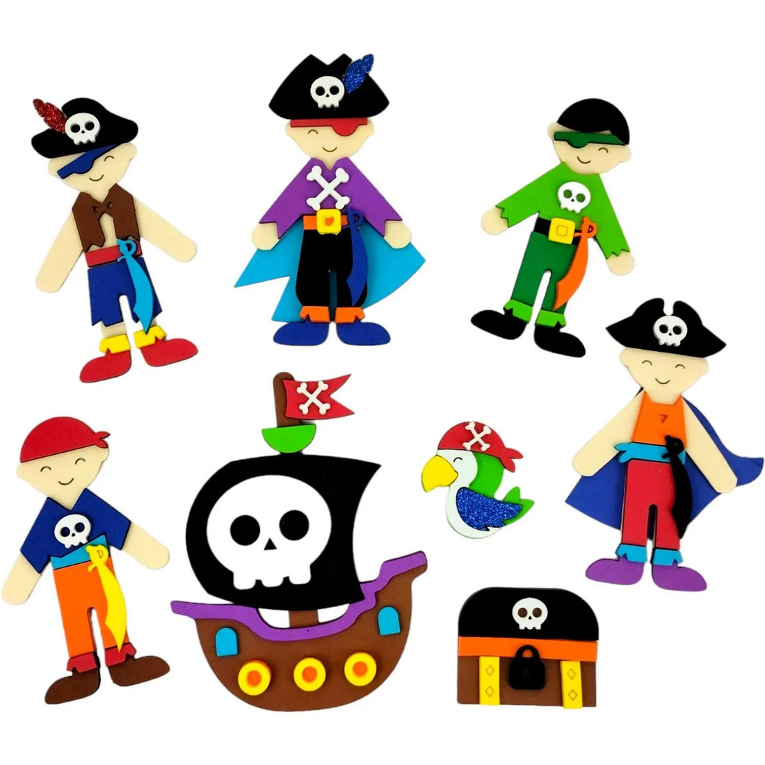 Фото Развивающий набор 3D-аппликации "Пираты" Апли Капли 3D-05 (2252535869012)