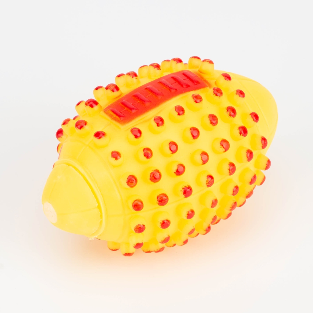 Гумовий м'яч для тварин ATS4975 з пискавкою Жовтий (2000989575023)