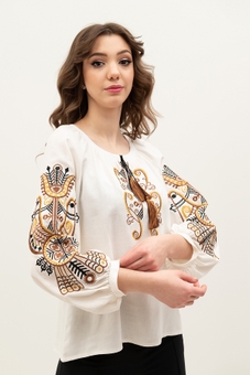 Сорочка з вишивкою Galychanka ВЖ520 S Білий (2000904709861)