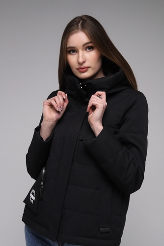 Фото Куртка жіноча Meajiateer M2312 XL Чорний (2000989390442D)