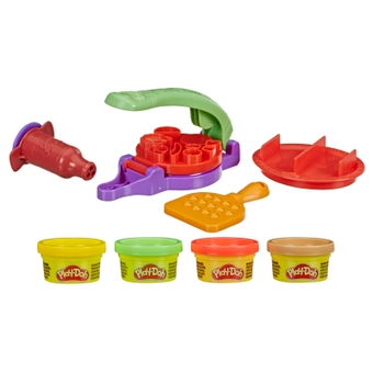 Набір для творчості з пластиліном "Улюблені страви" TACO TIME PLAYSET E7447 Play-Doh (5010993649457)