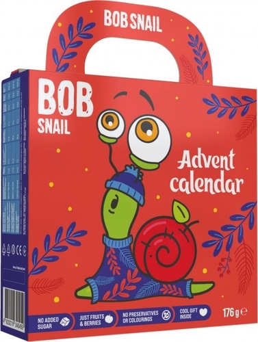 Bob Snail Набір цукерок з іграшкою +"Адвент-календар різдвяний" 7040 П 176 г Різнокольоровий (4820219347040)