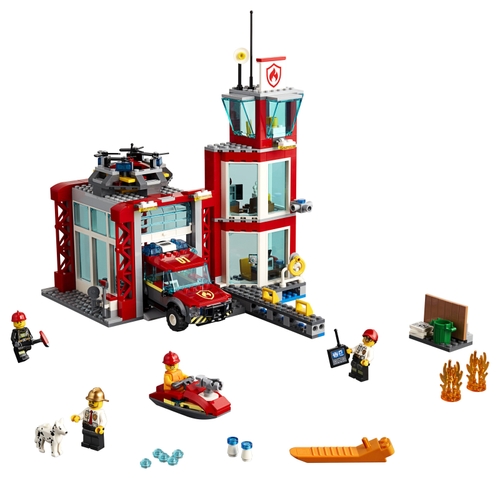 Фото Конструктор LEGO City Пожарное депо (60215)