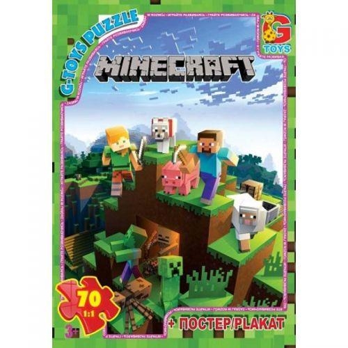 Пазл G-Toys із серії "Minecraft" (Майнкрафт), 70 елементів MC774 (4824687632615)