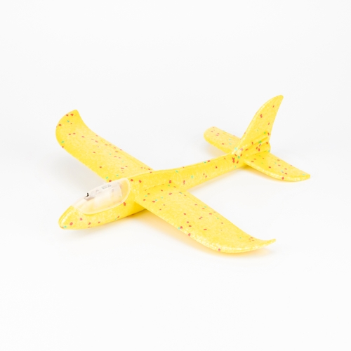 Фото Самолет-планер с подсветкой 605 48 см Желтый (2000989696285)