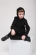 Худі дитячий однотонний Deniz 101 122 см Чорний (2000989444749D) Фото 5 з 10