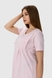 Комплект для годуючих жіночий халат+сорочка Nicoletta 7398 XL Рожевий (2000990160638А) Фото 5 з 19