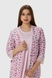 Комплект для годуючих жіночий халат+сорочка Nicoletta 7398 XL Рожевий (2000990160638А) Фото 6 з 19