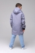Куртка двостороння для хлопчика B-005-6 164 см Сірий (2000989397359D) Фото 7 з 31