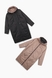 Куртка жіноча двостороння 102-675 Button XL Чорно-коричневий (2000989400547D) Фото 11 з 19
