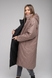 Куртка жіноча двостороння 102-675 Button XL Чорно-коричневий (2000989400547D) Фото 8 з 19