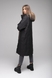 Куртка жіноча двостороння 102-675 Button XL Чорно-коричневий (2000989400547D) Фото 3 з 19