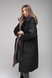 Куртка жіноча двостороння 102-675 Button XL Чорно-коричневий (2000989400547D) Фото 1 з 19