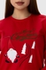 Пижама женская Nicoletta 96646НГ XL Красный (2000990161475А)(NY) Фото 4 из 20