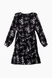 Сукня з візерунком жіноча 8672 48 Чорний (2000989545002D) Фото 9 з 12