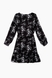 Сукня з візерунком жіноча 8672 54 Чорний (2000989545033D) Фото 12 з 12
