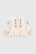 Сорочка з вишивкою для дівчинки Cuento 3035 116 см Бежевий (2000990264213A) Фото 11 з 16