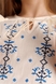 Сорочка з вишивкою для дівчинки Cuento 3035 134 см Бежевий (2000990264244A) Фото 6 з 16