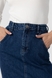 Спідниця джинсова жіноча 3808 32 Синій (2000990048103D) Фото 4 з 13
