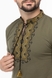 Вышиванка-футболка мужская Звездопад 3XL Хаки (2000989865728A) Фото 3 из 13